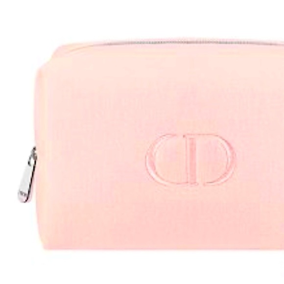 DIOR Beauty Makeup Logo Small Luxury Pouch Gift Light Pink Authentic Barbie - Picture 1 of 16